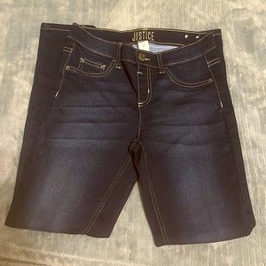 Justice kids jeans.    SIZE:14